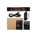 FAST Ethernet PoE SWITCH 16xRJ45 2xRJ45 1xSFP
