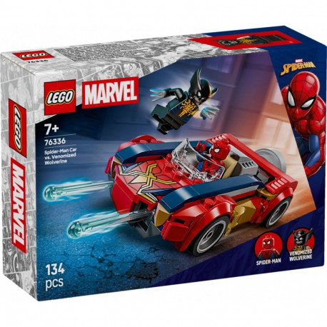 Blocks Super Heroes 76336 Spider-Man Car vs. Venomized Wolverine