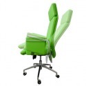 4Worldstyle Office Armchair F001, artificial leather, green