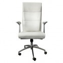 4Worldstyle Office Armchair F004, artificial leather, white