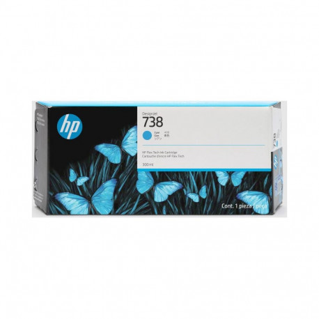 Ink Cartridge HP 738 300ml Cyan