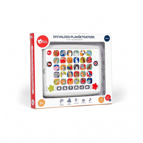 bo. Educational Toy - Bilingual Tablet (Latvian lang.)
