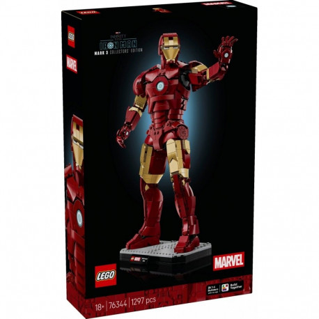 Super Heroes klotsid 76344 Iron Man Mark 3, kollektsiooniväljaanne