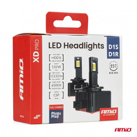 LED pirnid 2tk D1S/D1R canbus