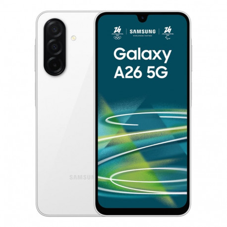 Samsung Galaxy A26 17 cm (6.7") Hybrid Dual SIM Android 15 5G USB Type-C 6 GB 128 GB 5000 mAh White