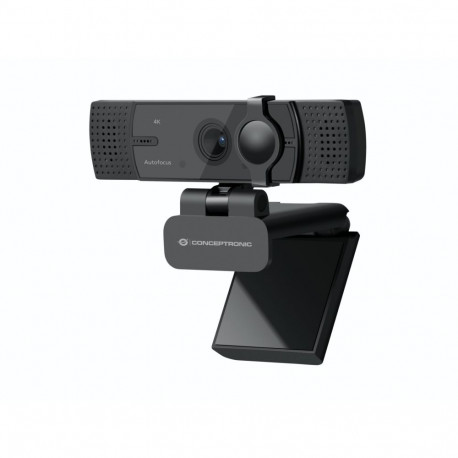 "CONCEPTRONIC Webcam USB-A2.0/-C 120°4K/30Hz UltraHD+Mikro sw"