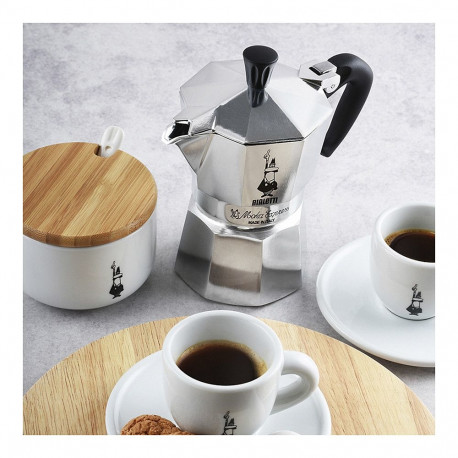 "Bialetti Moka Express - silber - Aluminium - für 2 Tassen"