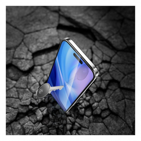 4smarts Second Glass paigaldusraamiga iPhone 16 Pro-le