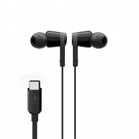 "Belkin Rockstar In-Ear Kopfhörer mit USB-C Connector, schwarz"