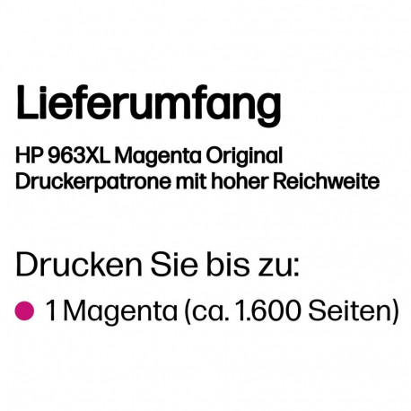 "HP Tinte 963XL 3JA28AE Magenta"