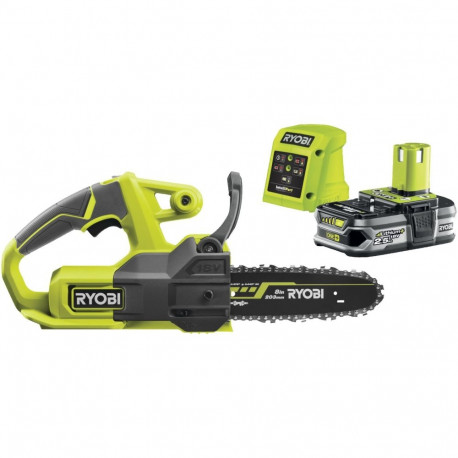 Ryobi ONE+ cordless chainsaw RY18CS20A-125, 18V (green/black, Li-ion battery 2.5Ah)