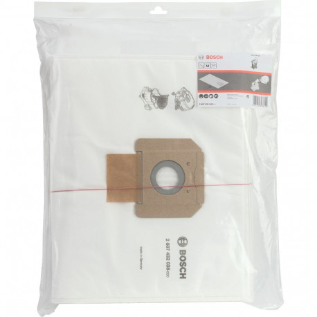 Fliisist filtrikotid GAS 55 M 5tk, valged