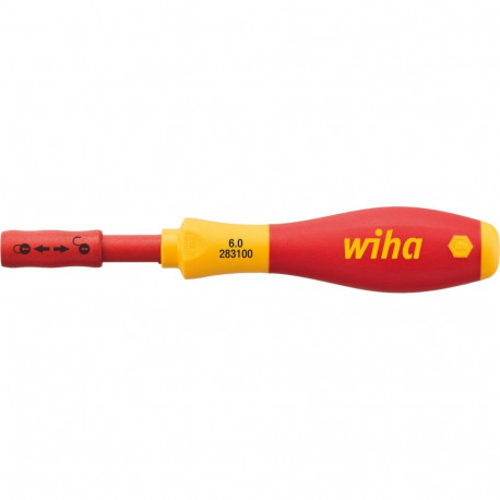 Schraubendreher-Bithalter SoftFinish electric slimVario (rot/gelb, für 6mm slimBits)