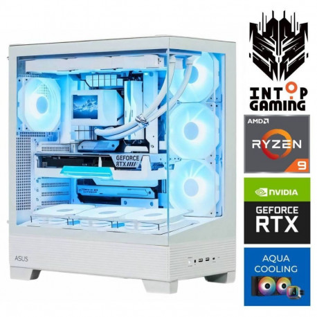 INTOP AQUA Ryzen 9 9900x 64GB DDR5 1TB SSD M.2 NVME RTX5070Ti 16GB
 no-OS