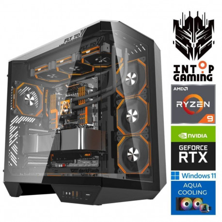 INTOP AQUA Ryzen 9 9900x 32GB DDR5 1TB SSD M.2 NVME RTX5070Ti 16GB WIN11