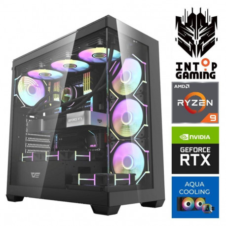 INTOP AQUA Ryzen 9 9900x 64GB DDR5 1TB SSD M.2 NVME RTX5070Ti 16GB
 no-OS