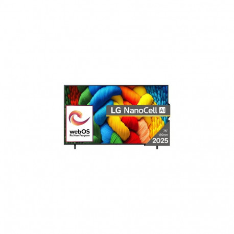LG NanoCell AI NANO80 75NANO80A3B TV 190.5 cm (75") 4K Ultra HD Smart TV Wi-Fi Black