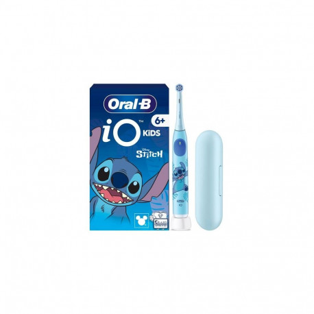 Oral-B iO Kids Disney Stitch with Travel Case Child Rotating toothbrush Blue