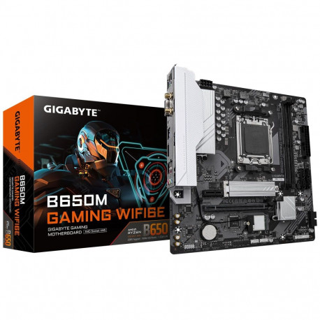 Mainboard|GIGABYTE|AMD B650|Socket AM5|micro ATX|RAM DDR5-SDRAM|2xSlots|Wi-Fi Yes|Bluetooth Yes|1xNu