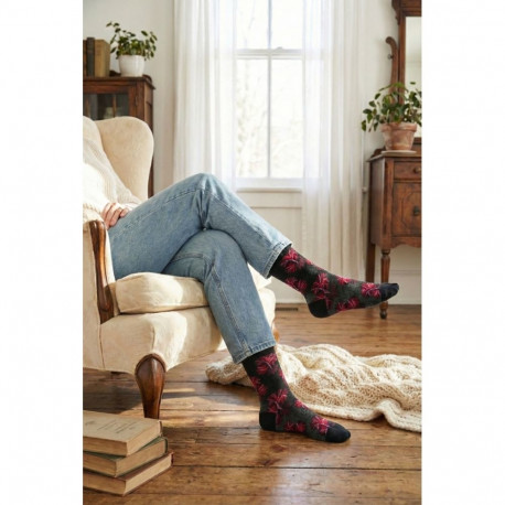 SOKISAHTEL Pierre Mantoux ADENA roosa mustriga sokid 444