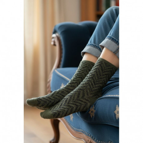 SOKISAHTEL Pierre Mantoux MEROP rohelised sädelevad sokid 444