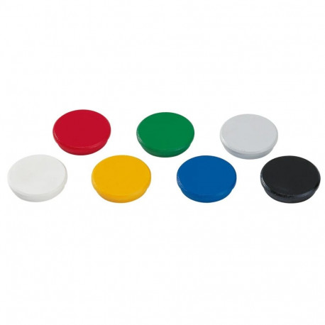 Tahvlimagnet 32mm assortiivärvid, 10tk, Dahle