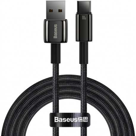 Baseus kaabel USB - USB-C Tungsten Gold 100W 2m