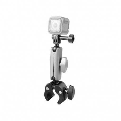 PULUZ motorcycle mount for sports cameras (DJI, GoPro, Insta360) (black)