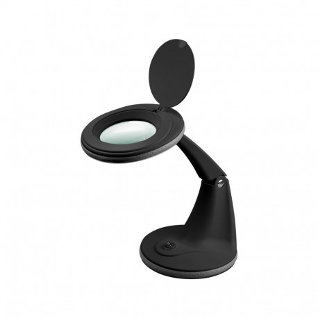 Goobay LED suurendusklaasiga lamp alusega, 6 W, must