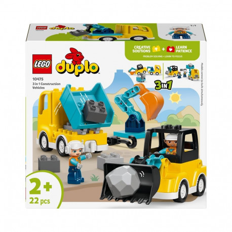 CONSTR LEGO 3IN1 CNSTRCTN VEHICLES10475