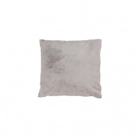 FUR PILLOW 45X45 ZIPPER 320G L.GREY