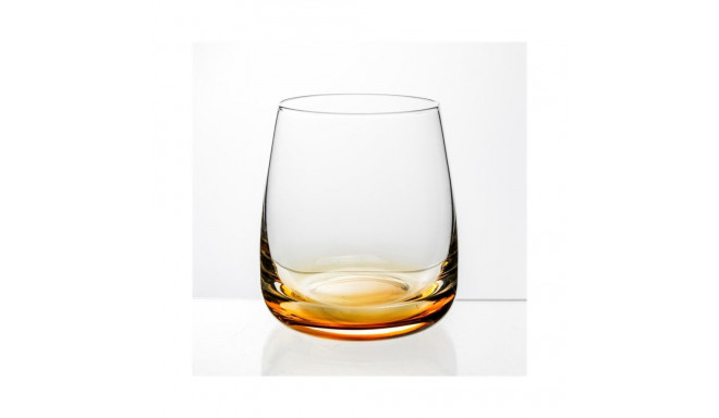 AMBER TUMBLE GLASS 6PCS