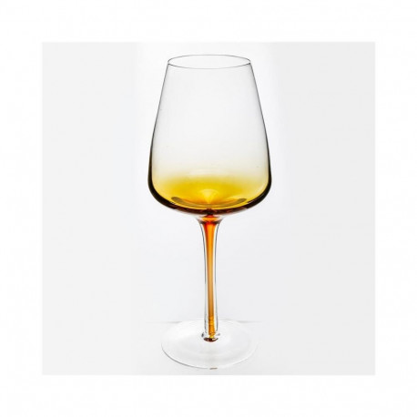 AMBER WINE GLASS 6PCS