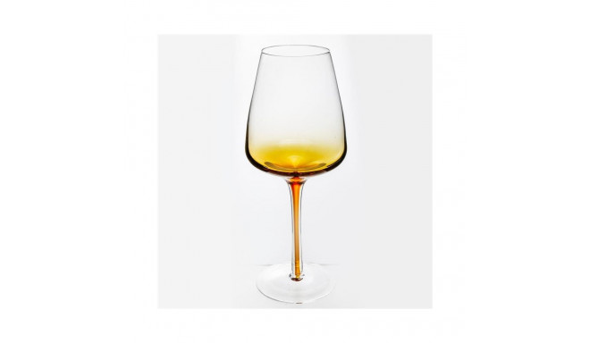 AMBER WINE GLASS 6PCS