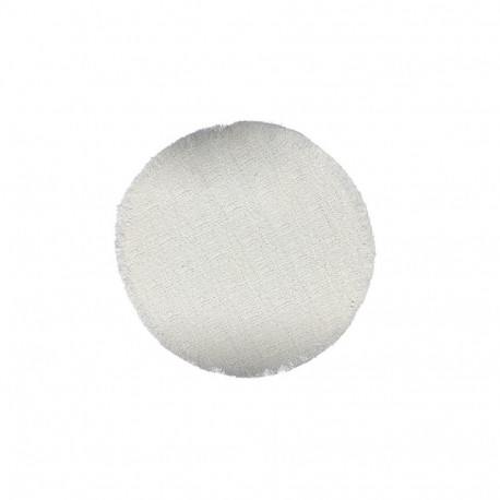 PLACEMAT NATURAL WHITE D38CM