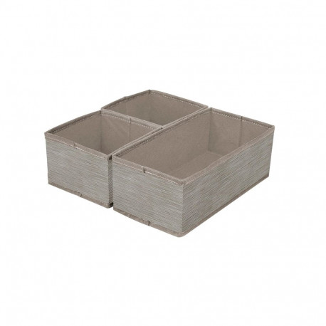 BOXSTORAGE 3-osaline hoiukarp 28x14x10cm 14x14x10cm