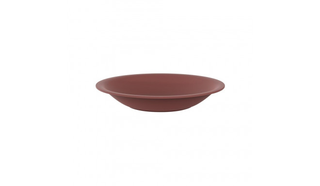 PLATE DEEP 21CM CARUBA RED