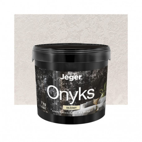 PLASTER DEKOR JEGER ONYKS BEIGE 7KG