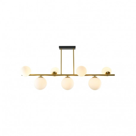 PENDANT LIGHT RAILE H52CM 7XG9 GOLD