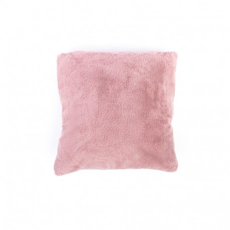 FUR PILLOW 45X45 ZIPPER 320G PINK
