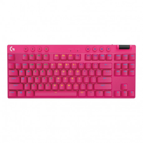 Logitech mänguklaviatuur G PRO X TKL LIGHTSPEED (US) INTL 2.4GHZ/BT N/A EMEA28-935 taktiilne, magent