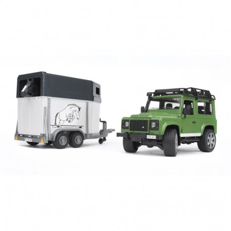 Bruder Land Rover Defender hobusetreileriga Professional Series (02592)