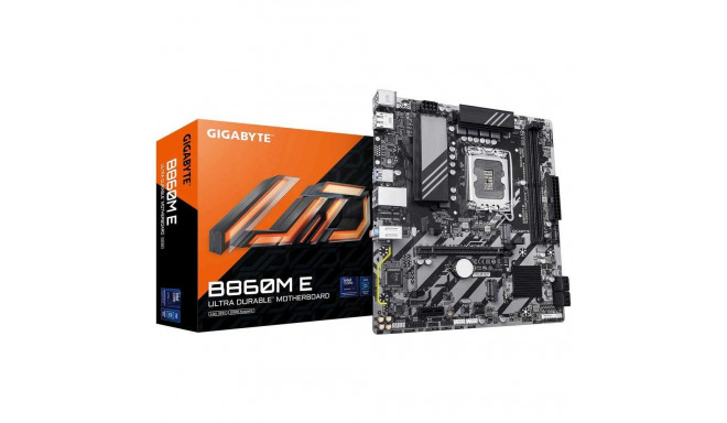 Gigabyte B860M E  Processor Socket Socket LGA1851  Chipset Type Intel B860  Supported RAM Technology