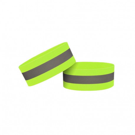 Hurtel Reflective armband bicycle running Velcro 4cm yellow