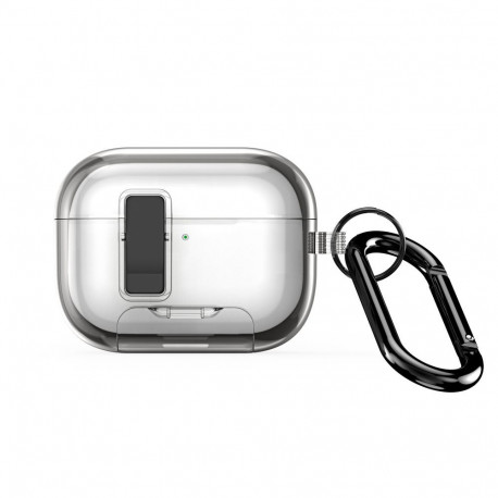 Dux Ducis Apple AirPods Pro 3 PECR Series PC+TPU Cover with Hook Grey