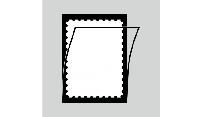 HAWID Klemmtasku 210 mm must - 49 mm