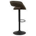 Bar stool GRACE anthracite/black