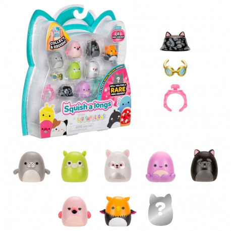 SQUISHMALLOWS SQUISH-A-LONGS figures 8-pack, 2,5 cm