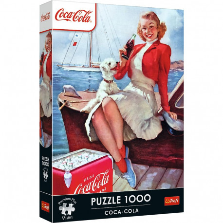 TREFL Premium Plus Puzzle Coca-Cola: Break Time, 1000 pcs
