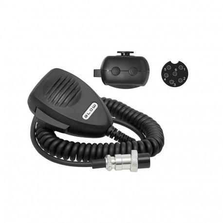 24-118# Mikrofon do cb 6pin + przełączniki 6pin